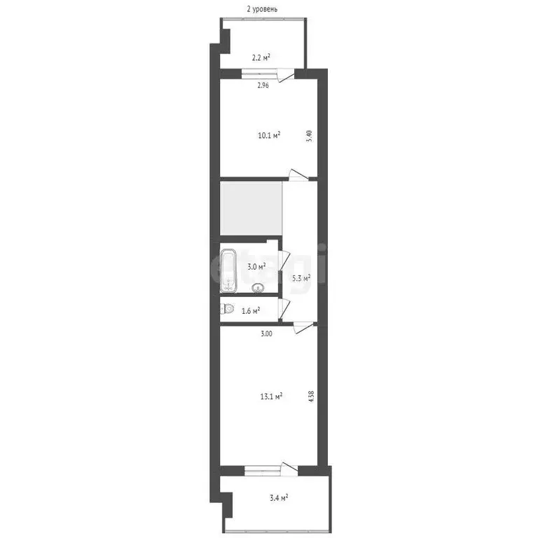 3-комнатная квартира: Севастополь, улица Адмирала Юмашева, 13 (76.8 м) - Фото 1