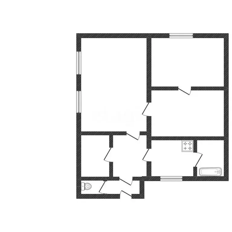 Дом в Белгородская область, рабочий посёлок Вейделевка, Садовая улица ... - Фото 1
