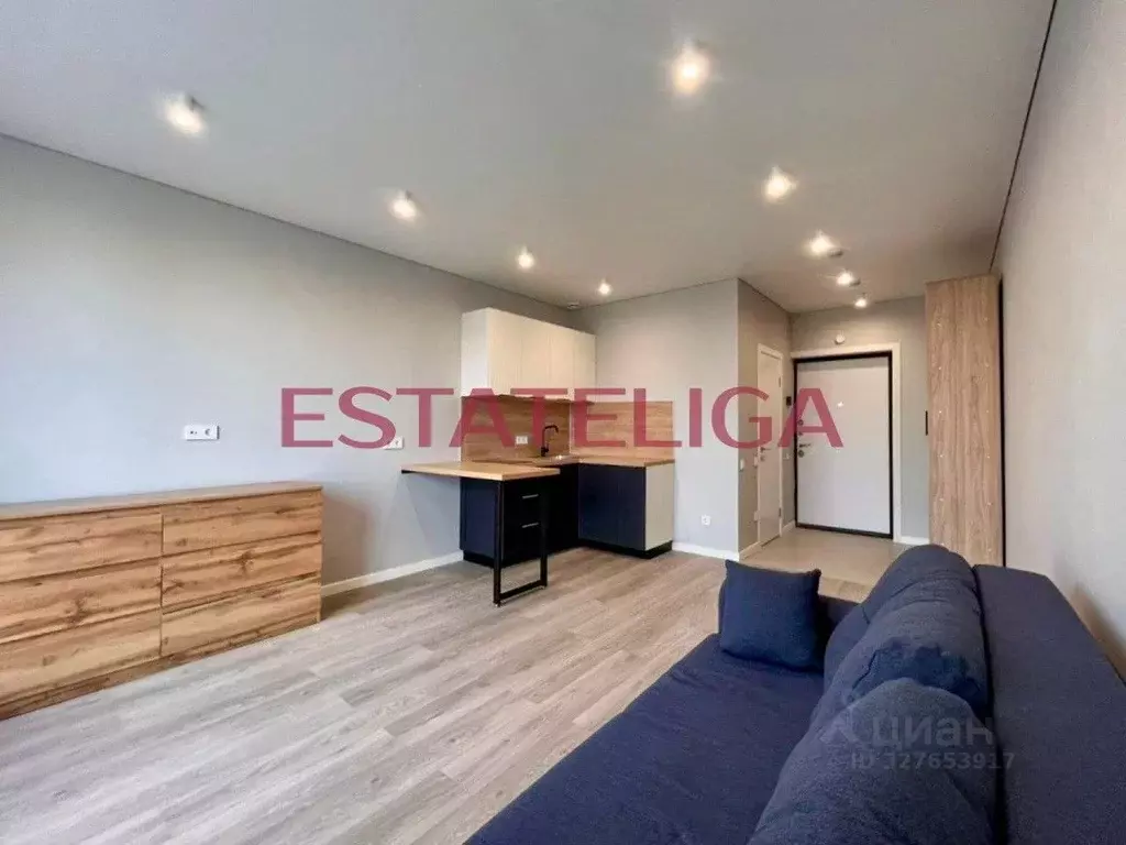 Студия Москва Новоостаповская ул., 20 (26.2 м) - Фото 1