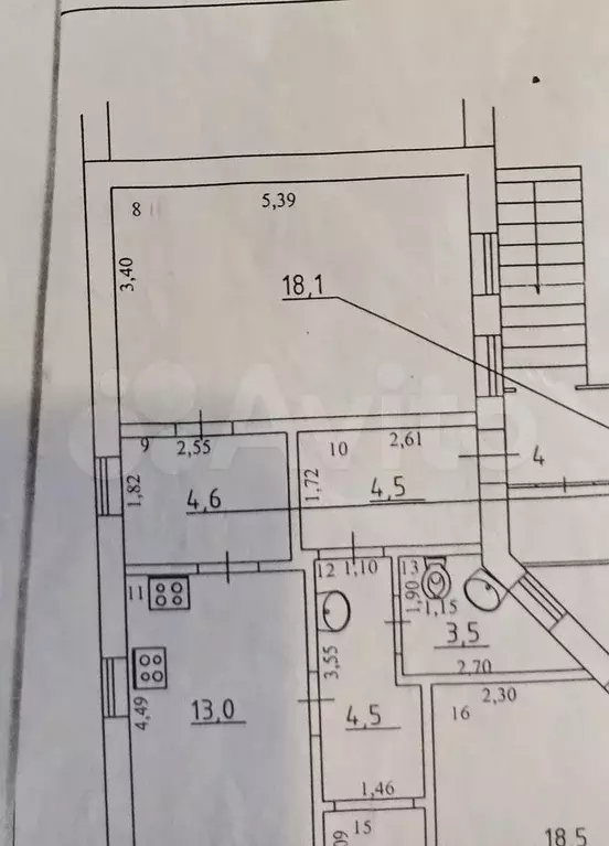 1-к. квартира, 27 м, 2/2 эт. - Фото 0