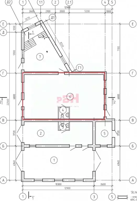 Торговая площадь в Свердловская область, Алапаевск ул. Чкалова, 14 (75 ... - Фото 2