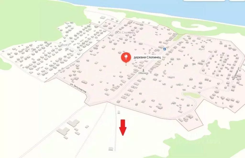 Участок в Нижегородская область, Нижний Новгород д. Слопинец,  (16.6 ... - Фото 2