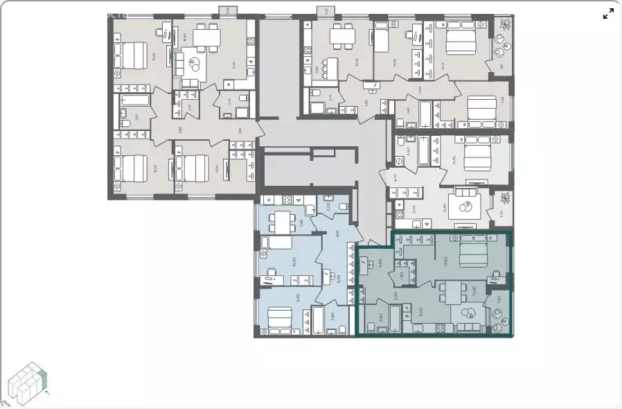 Квартира-студия: село Перхушково, микрорайон Равновесие, 3 (27.9 м) - Фото 2