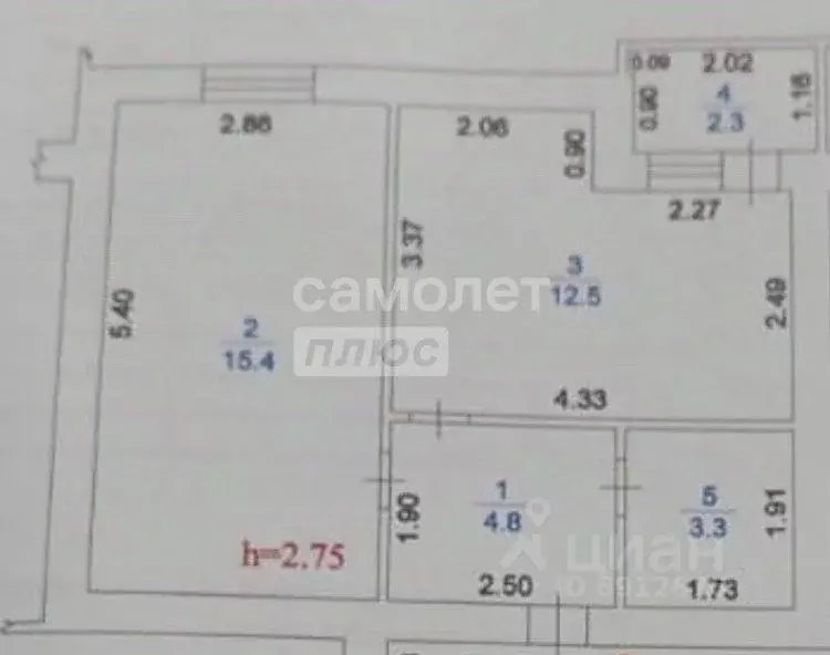 1-к кв. Краснодарский край, Горячий Ключ ул. Владимирская (36.0 м) - Фото 2
