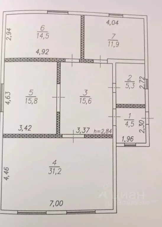 Дом в Омская область, Омск ул. Седова, 88 (105 м) - Фото 2