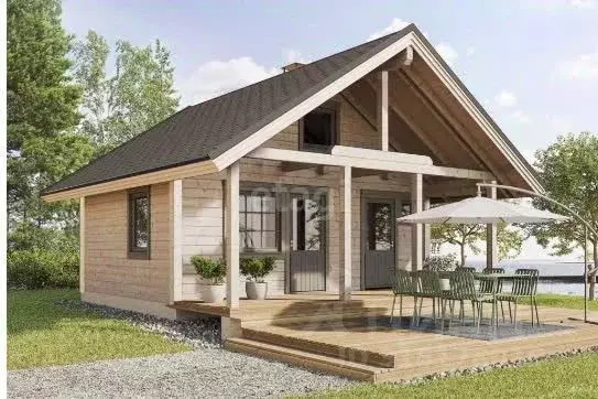 Дом в Пермский край, с. Усть-Качка  (60 м) - Фото 1