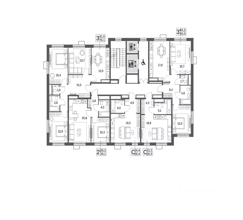 3-к кв. Москва Тагильская ул., 2к1 (61.7 м) - Фото 1