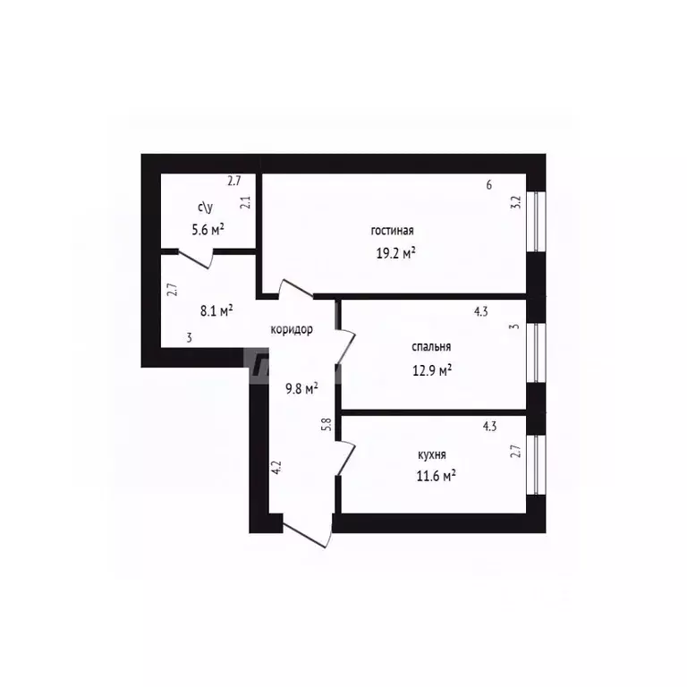 2-к кв. Дагестан, Дербент ул. Сальмана, 85Д (72.0 м) - Фото 2