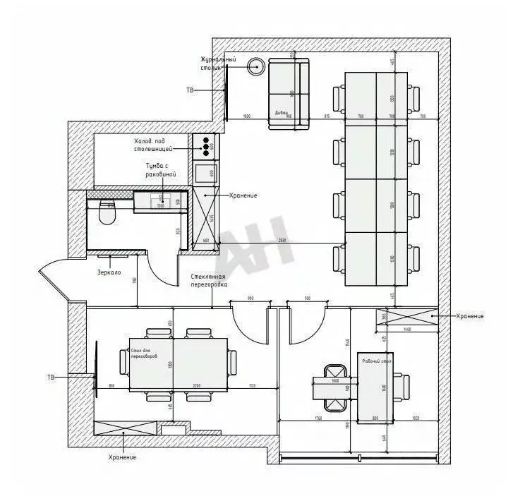 Офис в Москва 2-я Брестская ул., 6 (59 м) - Фото 2