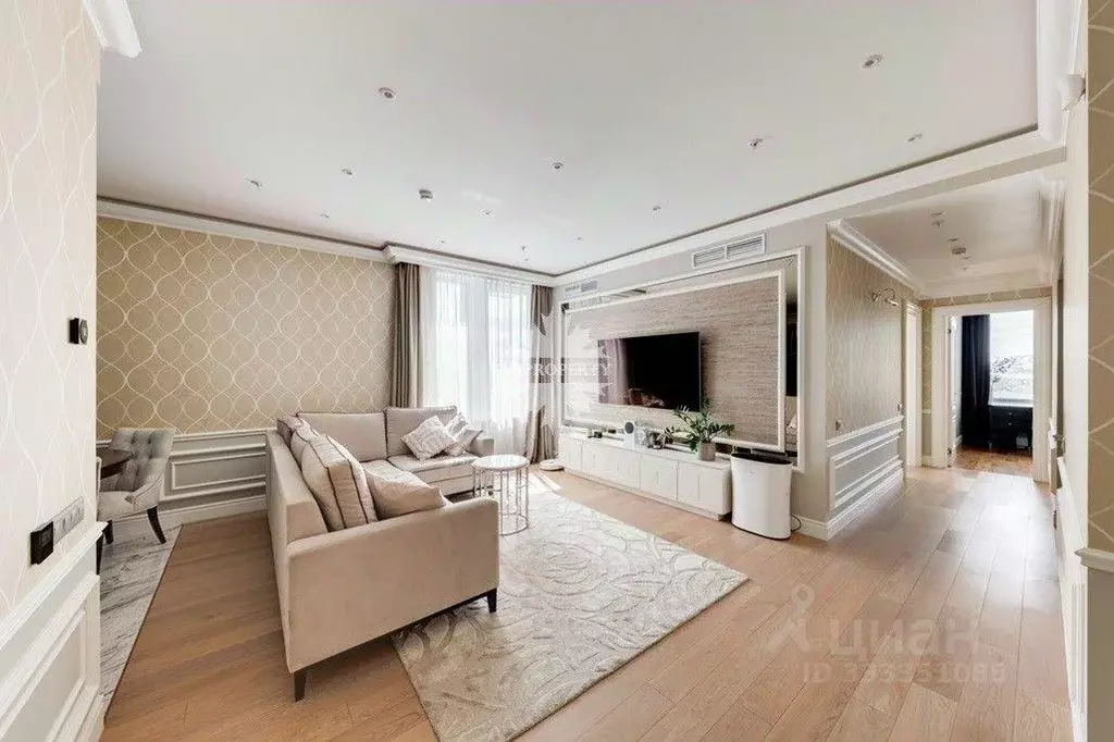 Квартира, 3 комнаты, 93 м - Фото 1