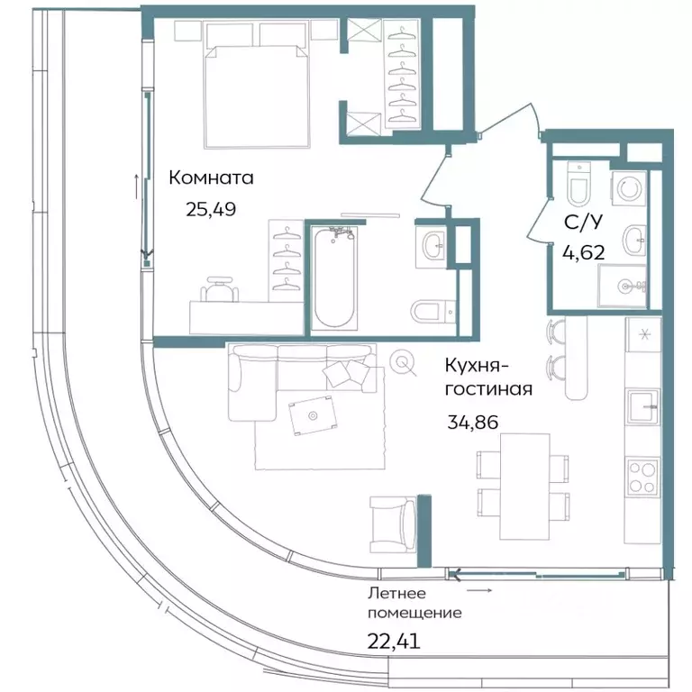 2-к кв. Крым, Саки ул. Морская (87.38 м) - Фото 1