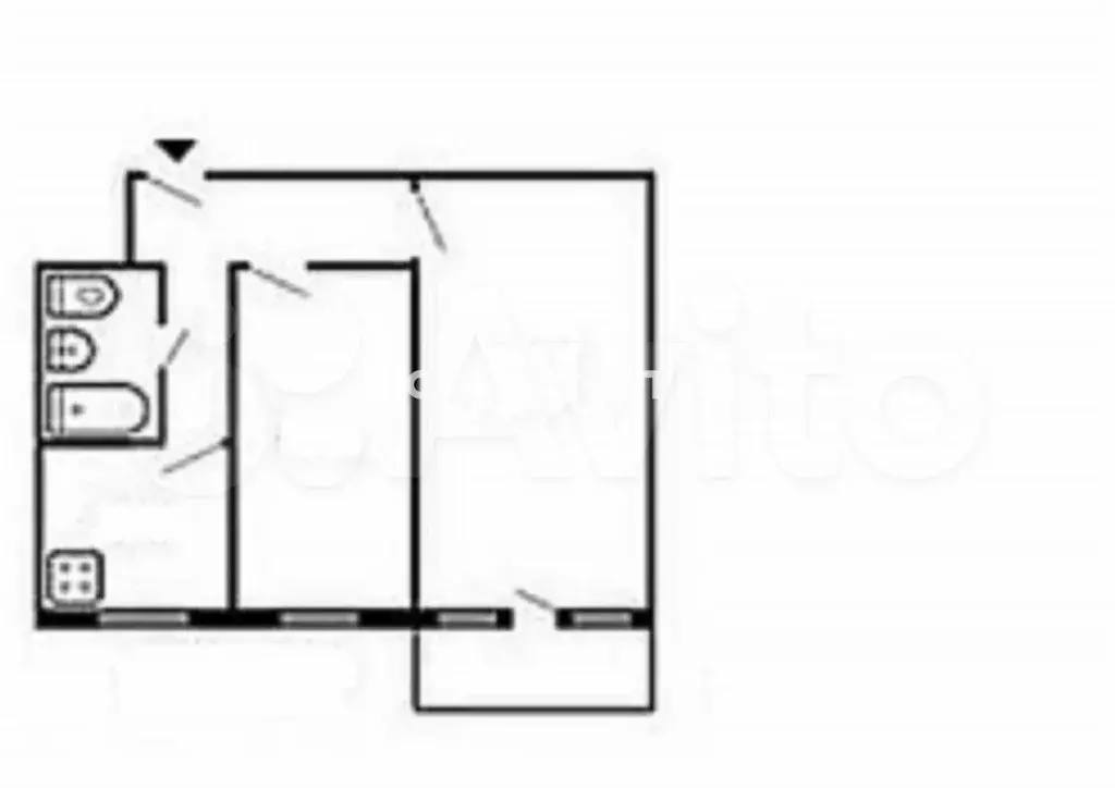 2-к. квартира, 41 м, 7/9 эт. - Фото 0