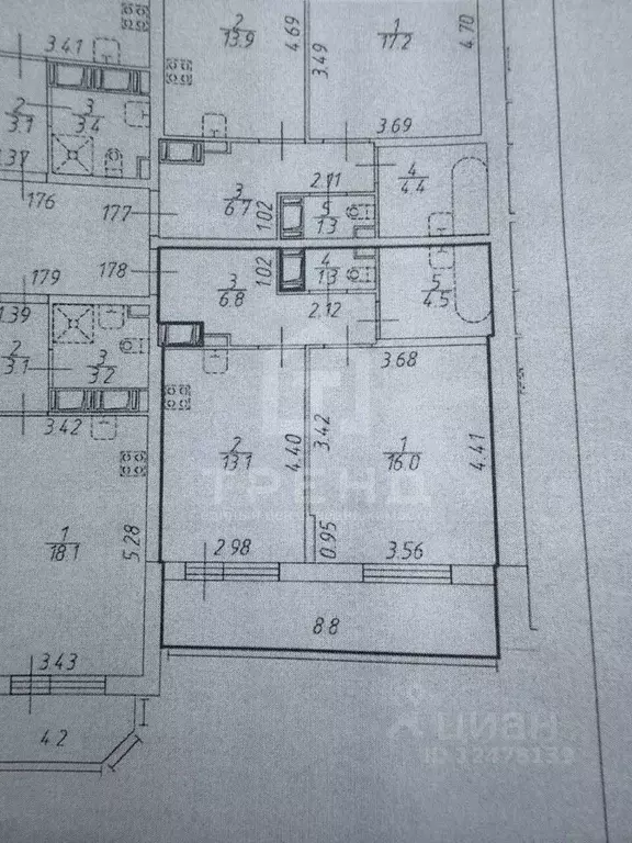 1-к кв. Санкт-Петербург Кондратьевский просп., 68к4 (41.0 м) - Фото 2