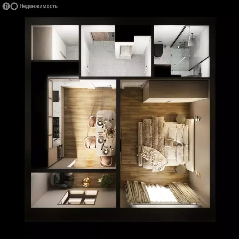 1-комнатная квартира: Дербент, ЖК Маяк (39.4 м) - Фото 2