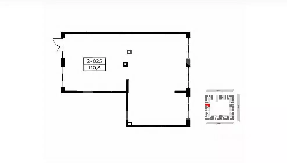 Помещение свободного назначения в Москва Родные кварталы жилой ... - Фото 2
