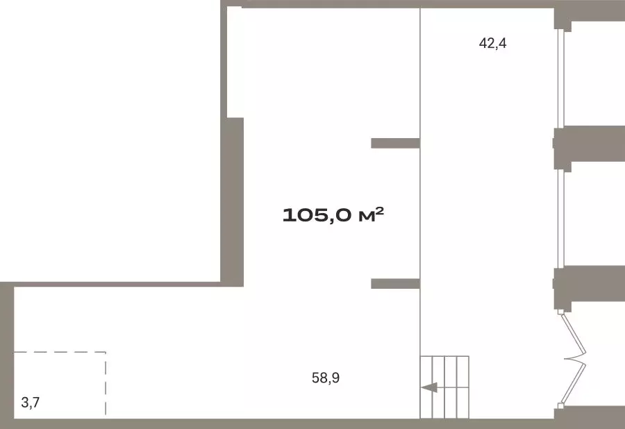 Помещение свободного назначения (105.04 м) - Фото 1