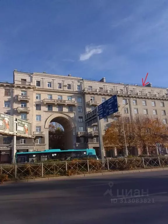 Комната Санкт-Петербург Московское ш., 14к1 (16.0 м) - Фото 1