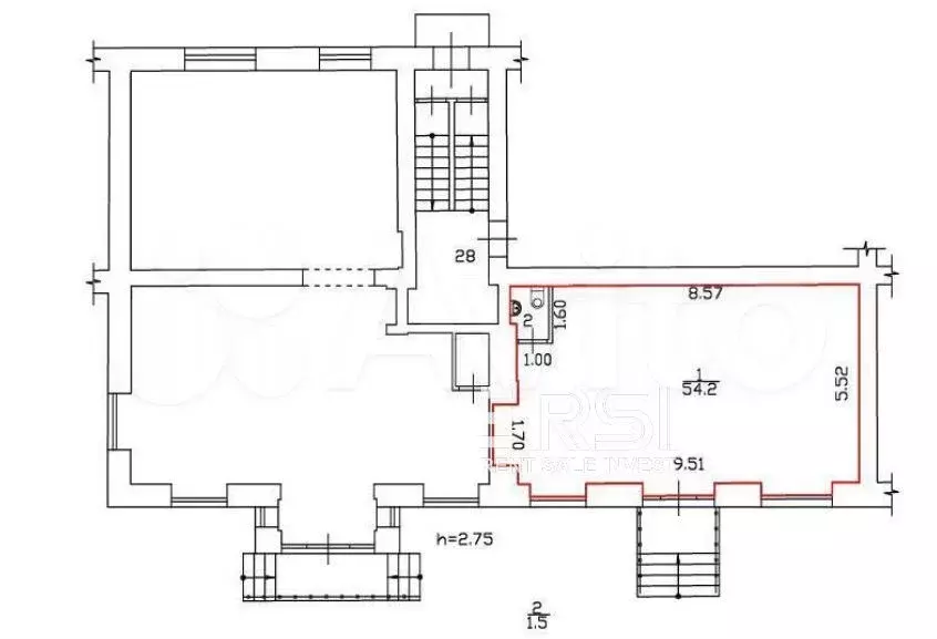 Аренда у метро Академическая 156 м2 из под банка - Фото 0