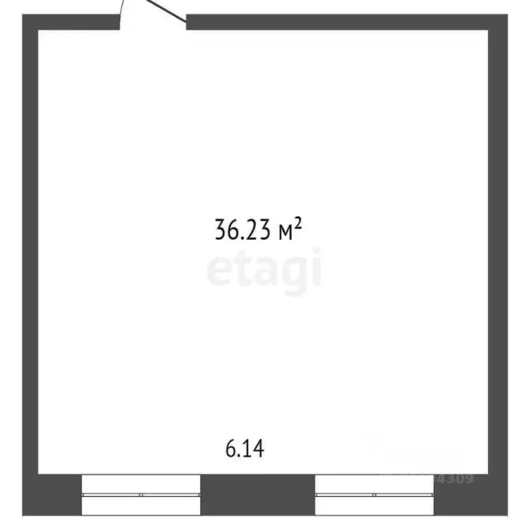 Офис в Мордовия, Саранск ул. Полежаева, 2 (36 м) - Фото 2
