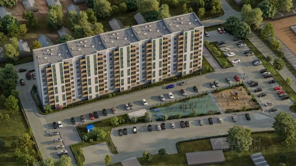1-к кв. Крым, Симферополь ул. 51-й Армии, уч126 (46.7 м) - Фото 2