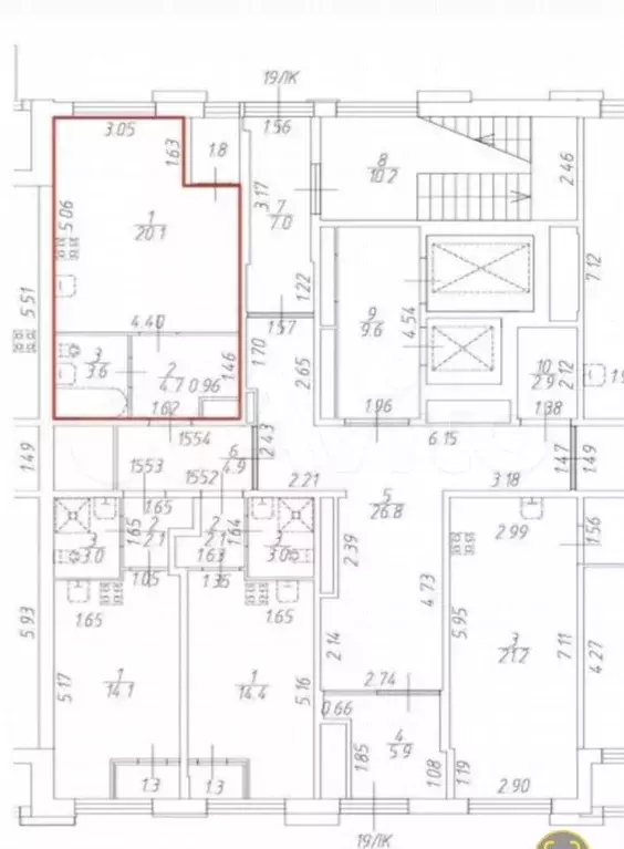 Квартира-студия, 29 м, 1/12 эт. - Фото 1