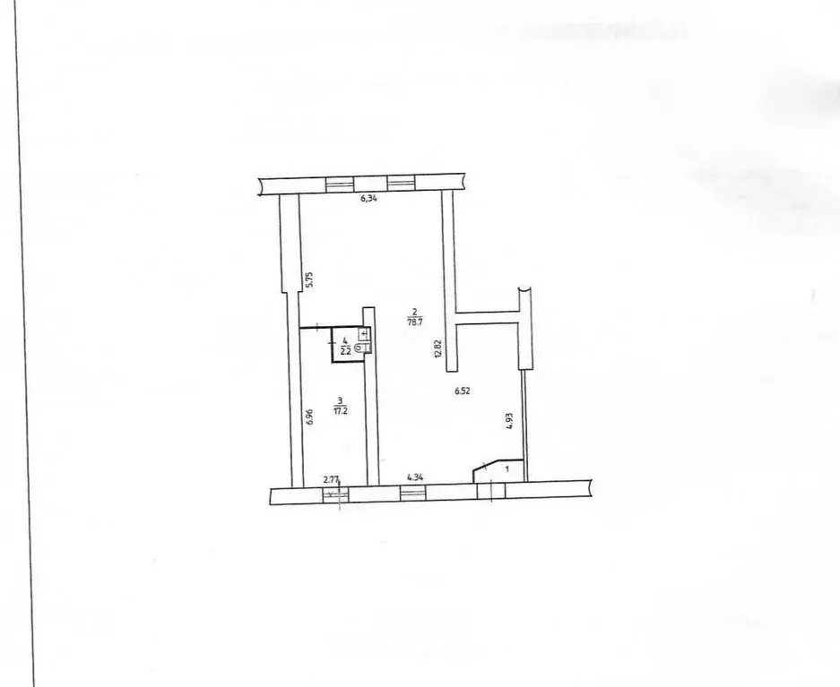 Торговая площадь в Пермский край, Краснокамск Школьная ул., 14 (100 м) - Фото 2
