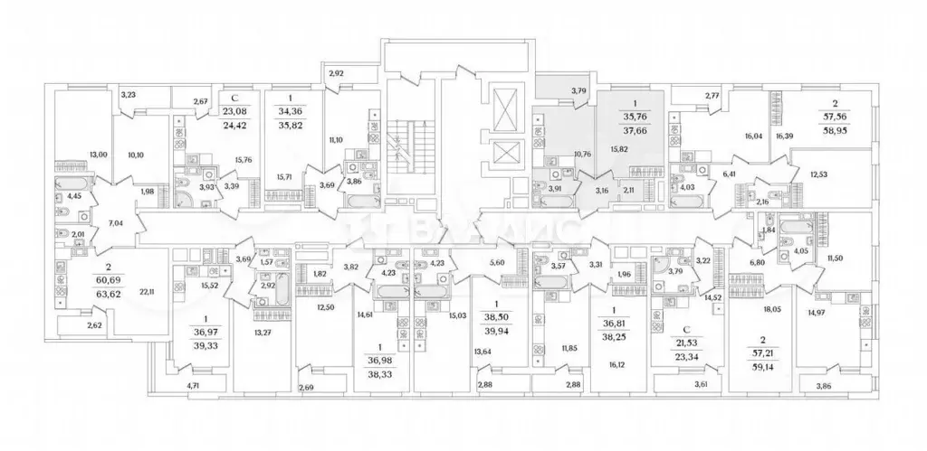 1-к кв. Санкт-Петербург ул. Среднерогатская, 10к1 (38.1 м) - Фото 2