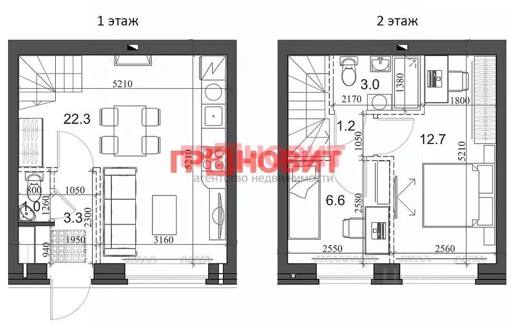 Таунхаус в Новосибирская область, Новосибирский район, Мичуринский ... - Фото 1