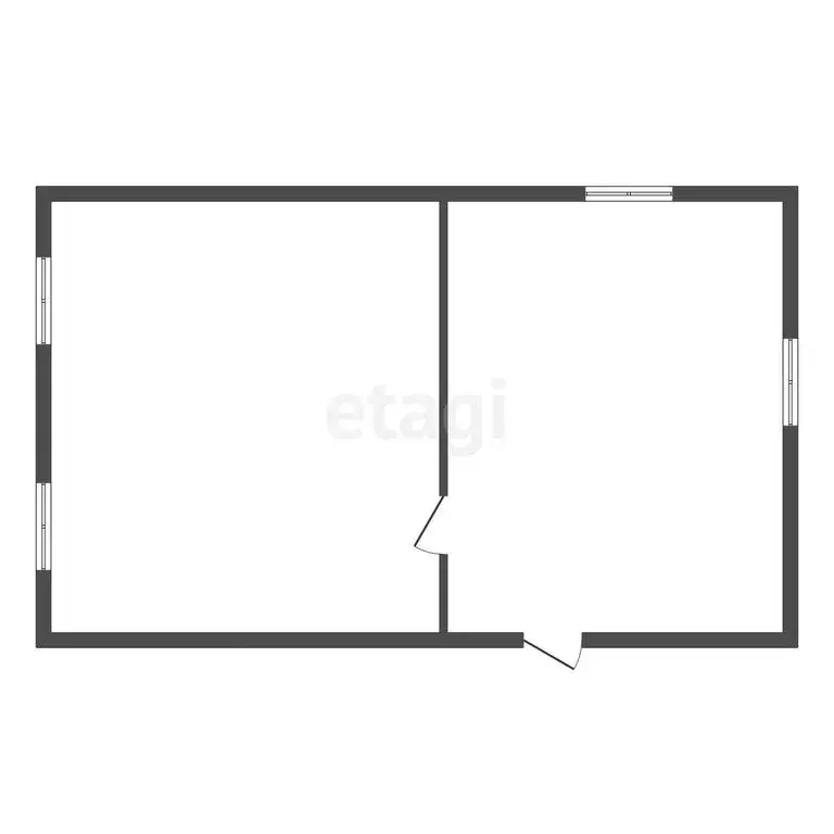 Дом в посёлок Увельский, улица Чкалова (55.1 м) - Фото 1