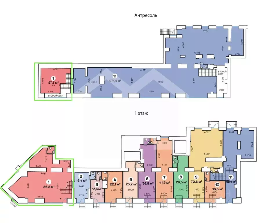 Помещение свободного назначения в Москва Ленинский просп., 70/11 (115 ... - Фото 2