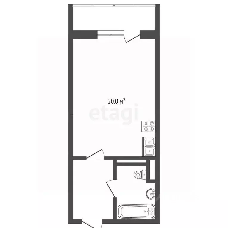 Студия Саха (Якутия), Якутск ул. Жорницкого, 44/1 (22.0 м) - Фото 2