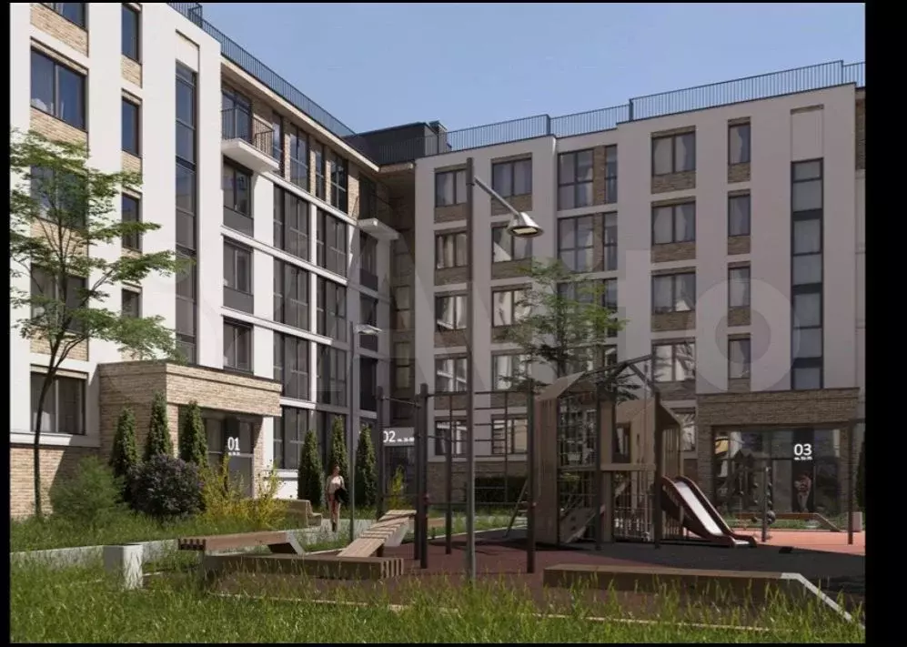 2-к. квартира, 59,3 м, 2/5 эт. - Фото 1
