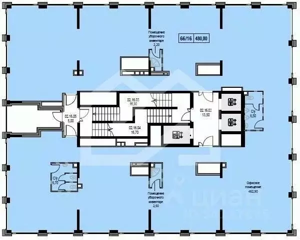 Помещение свободного назначения в Москва ул. Академика Челомея, 7 (481 ... - Фото 2