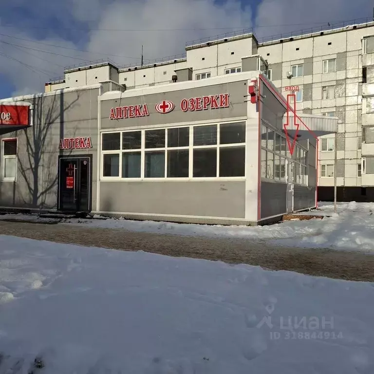 Торговая площадь в Ленинградская область, Кириши просп. Героев, 19А ... - Фото 1