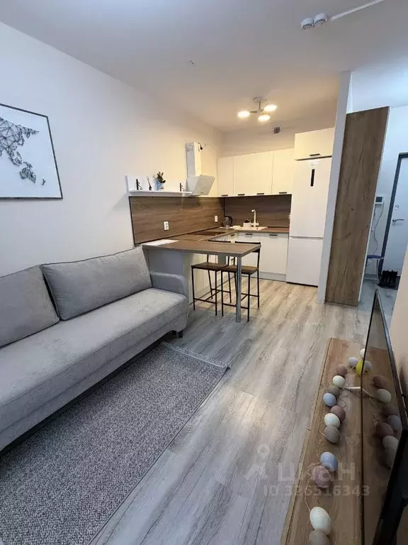 1-к кв. Ленинградская область, Всеволожский район, пос. Бугры ул. ... - Фото 2