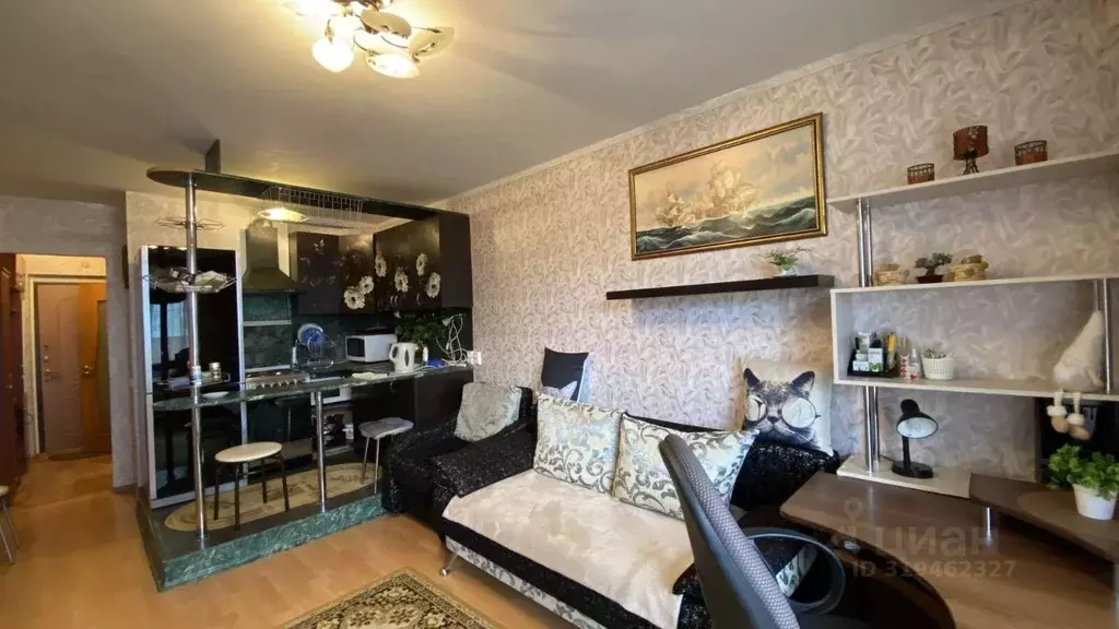 Студия Санкт-Петербург пос. Шушары, Первомайская ул., 5к2 (25.7 м) - Фото 1