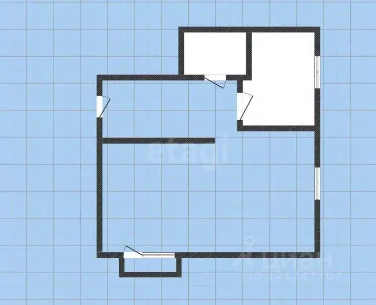 1-к кв. Курская область, Курск Пески мкр, ул. 3-я Песковская, 1 (32.0 ... - Фото 2