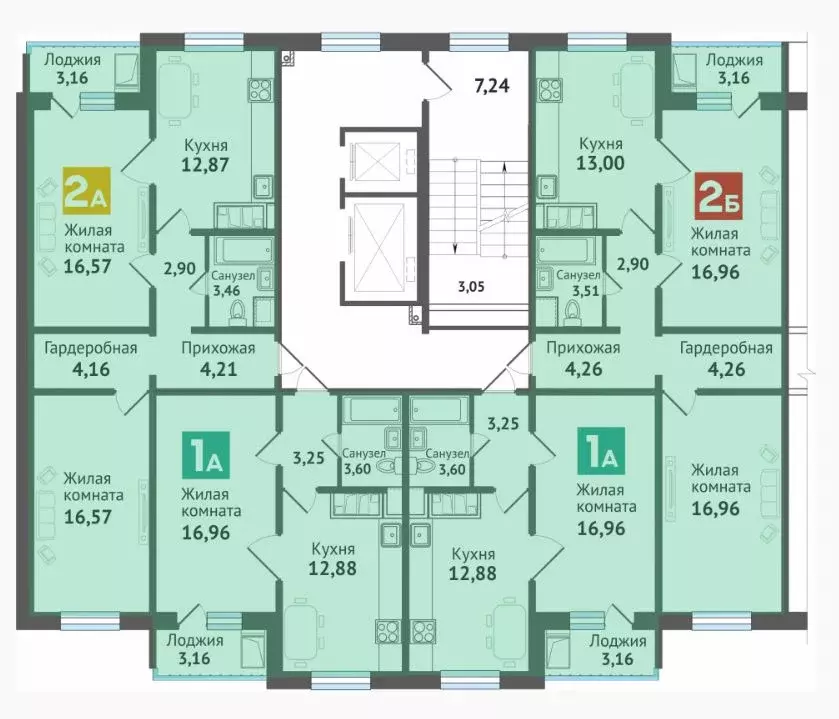 2-к кв. Марий Эл, Медведево городское поселение, Медведево пгт ул. ... - Фото 2