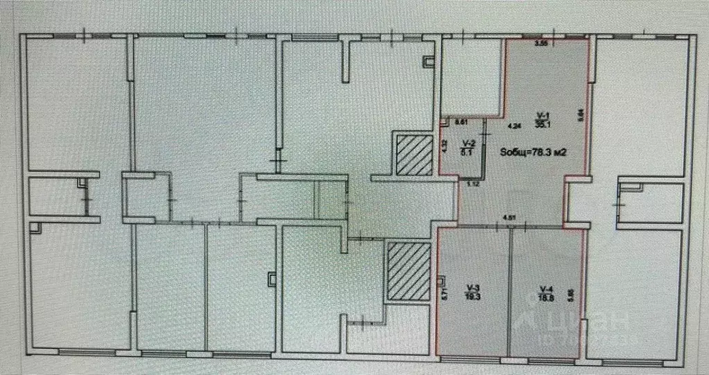 Офис в Севастополь ул. Парковая, 12 (78 м) - Фото 1