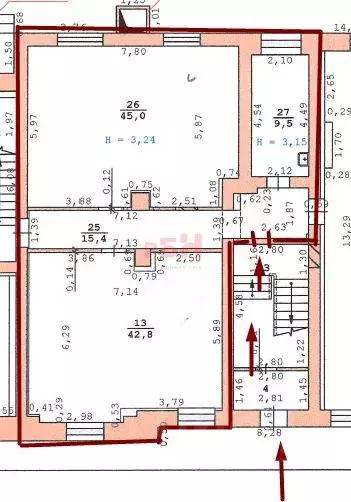 Помещение свободного назначения в Свердловская область, Екатеринбург ... - Фото 2