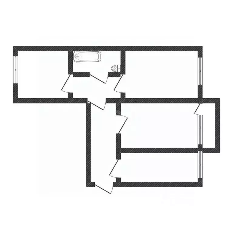 3-к кв. Алтайский край, Бийск ул. Вали Максимовой, 21 (58.3 м) - Фото 1