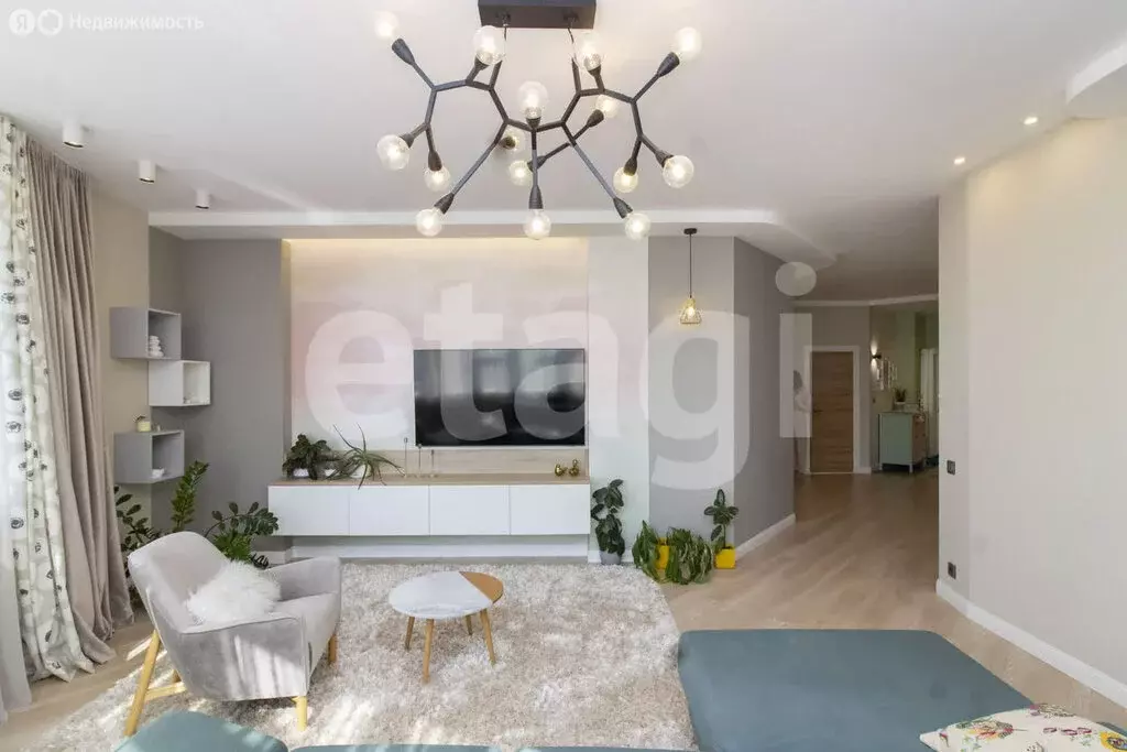 3-комнатная квартира: Тюмень, улица Малыгина, 90 (123.1 м) - Фото 2