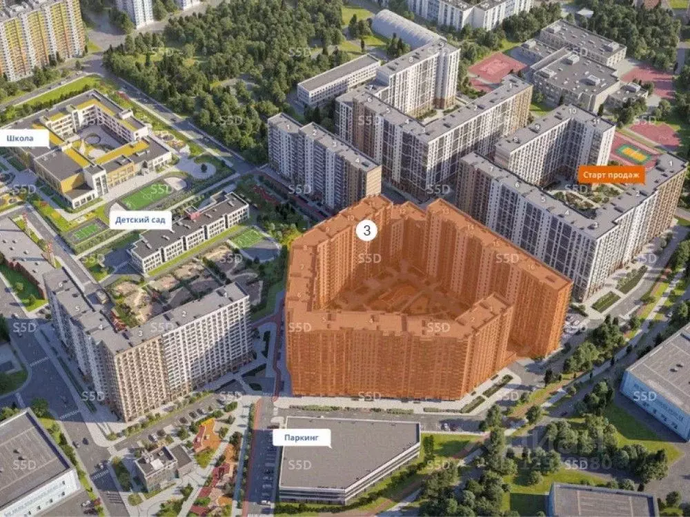 Торговая площадь в Московская область, Химки Подрезково мкр, 1-й ... - Фото 1