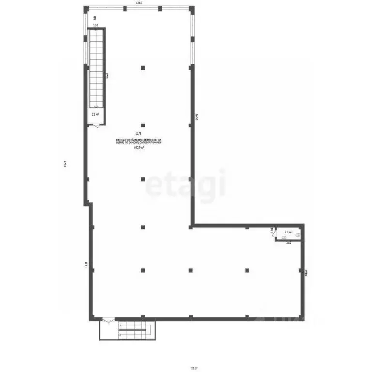 Торговая площадь в Ростовская область, Ростов-на-Дону Мясникован мкр, ... - Фото 1