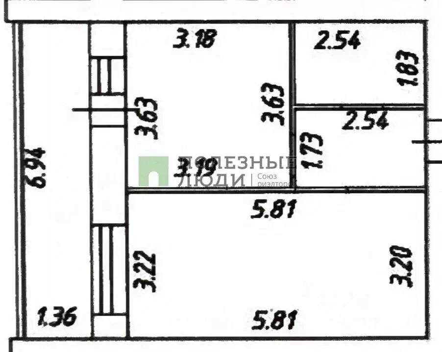 1-к кв. Орловская область, Орел Солнцевская ул., 14 (39.3 м) - Фото 2