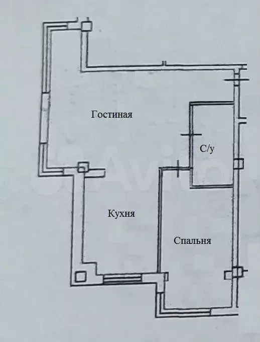 2-к. квартира, 57,6 м, 1/9 эт. - Фото 0