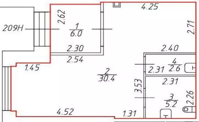 Помещение свободного назначения в Санкт-Петербург Малая Бухарестская ... - Фото 2