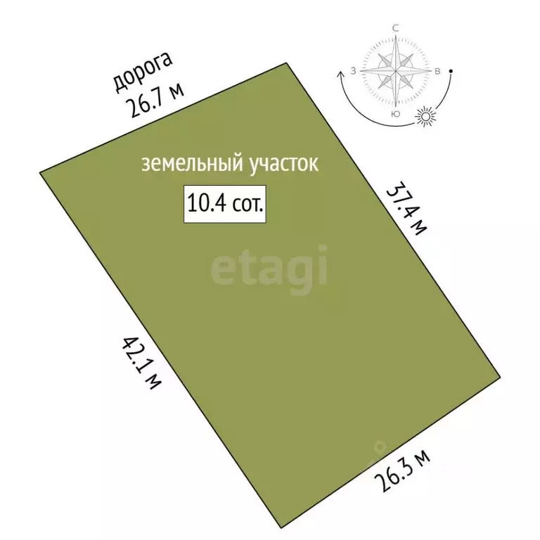 Участок в Крым, Феодосия муниципальный округ, с. Береговое ул. ... - Фото 2