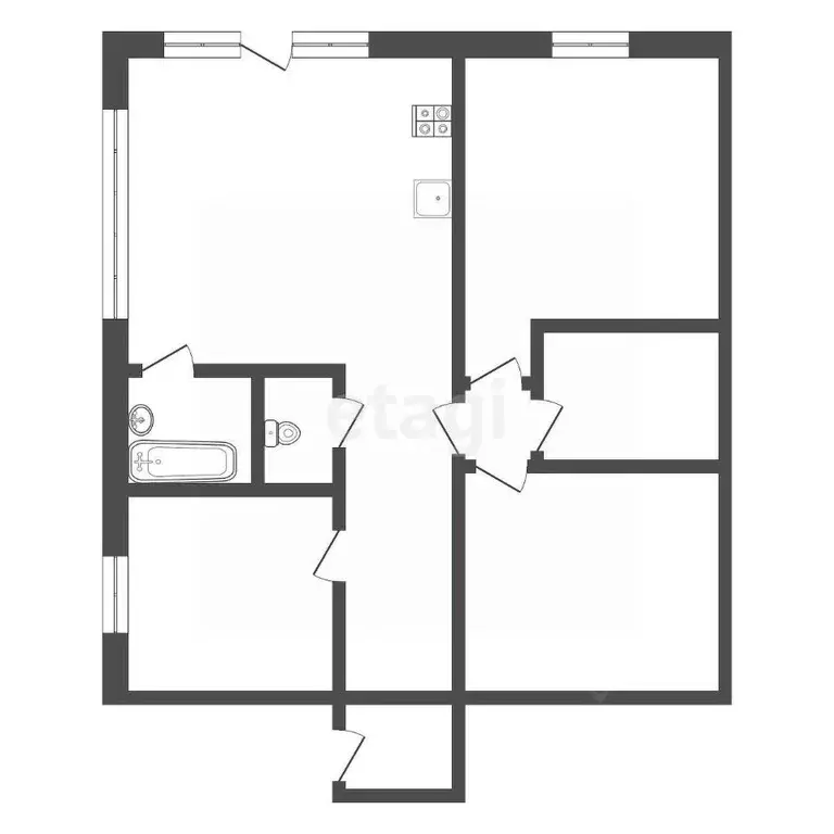 Дом в Тульская область, Тула городской округ, с. Частое 2 (86 м) - Фото 2