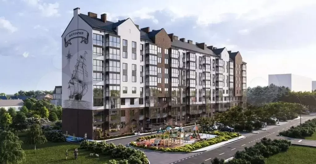 3-к. квартира, 77,6 м, 8/8 эт. - Фото 0